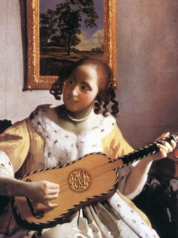 VERMEER VAN DELFT, Jan The Guitar Player (detail) awr